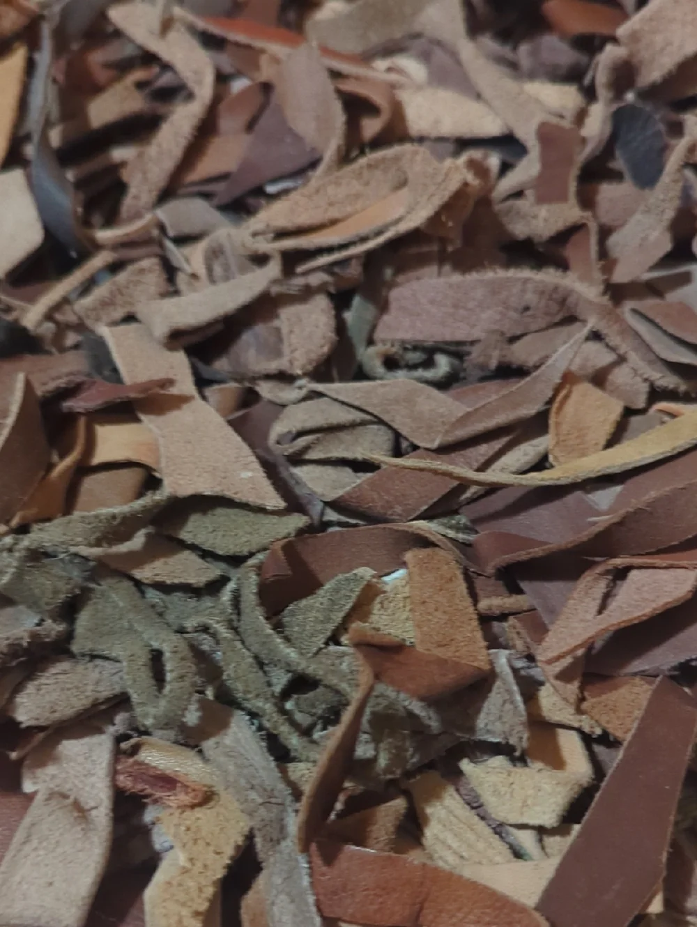 Little Leather Rag Rug - Picture 2 of 3